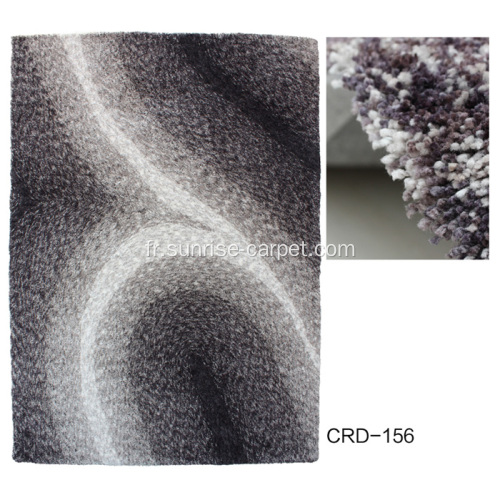 Microfibre teintée à l&#39;espace avec tapis design